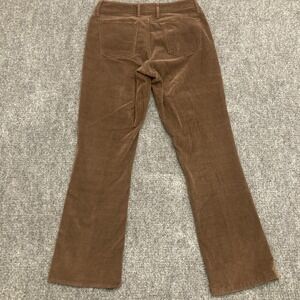 Banana Republic Corduroy Pants Womens 2L  Brown Stretch Straight 90s Retro